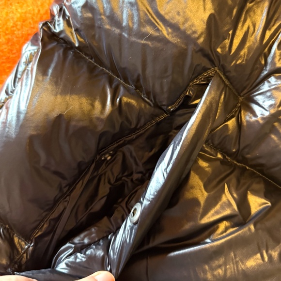 Zara black 100% feather water repellent down vest NWT - Picture 3 of 10